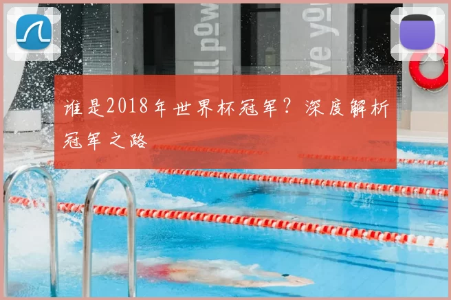 谁是2018年世界杯冠军?深度解析冠军之路